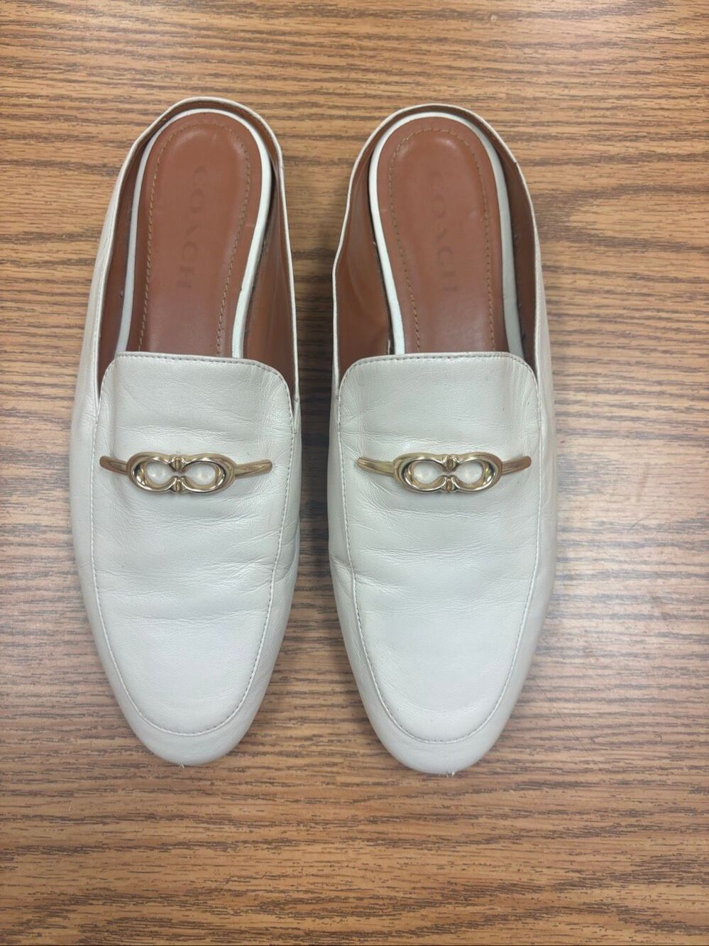 Women’s coach leather mules